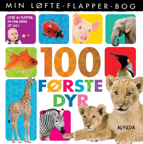 Min nosta-läppä -kirja - 100 ensimmäistä eläintä