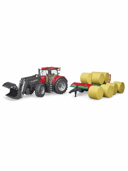 Bruder Case IH Optum 300 CVX etukuormaajalla